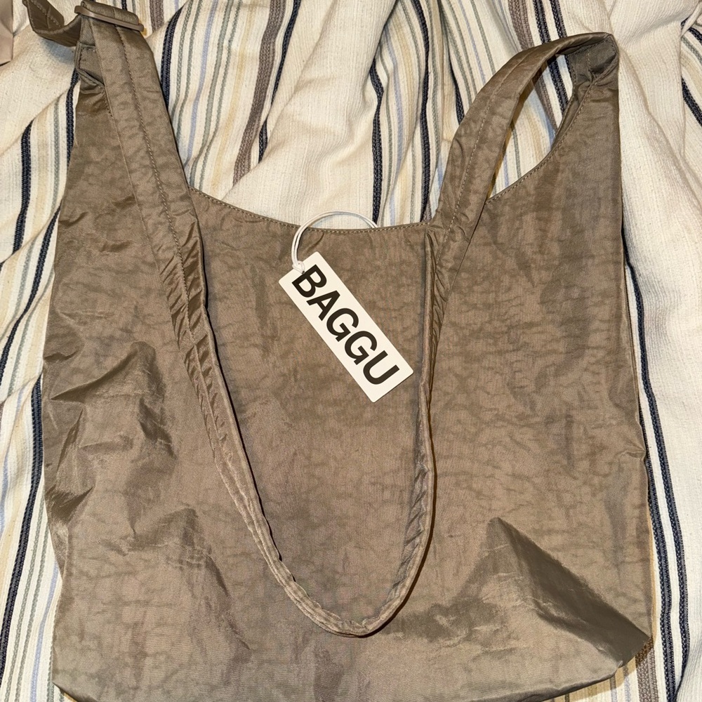 BAGGU Stone Gray Tote Bag